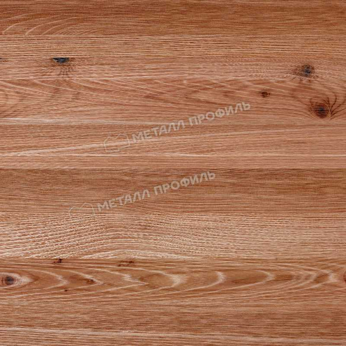 Планка карнизного свеса сложная 250х50х2000 (ECOSTEEL_T-01-Кедр-0.5)